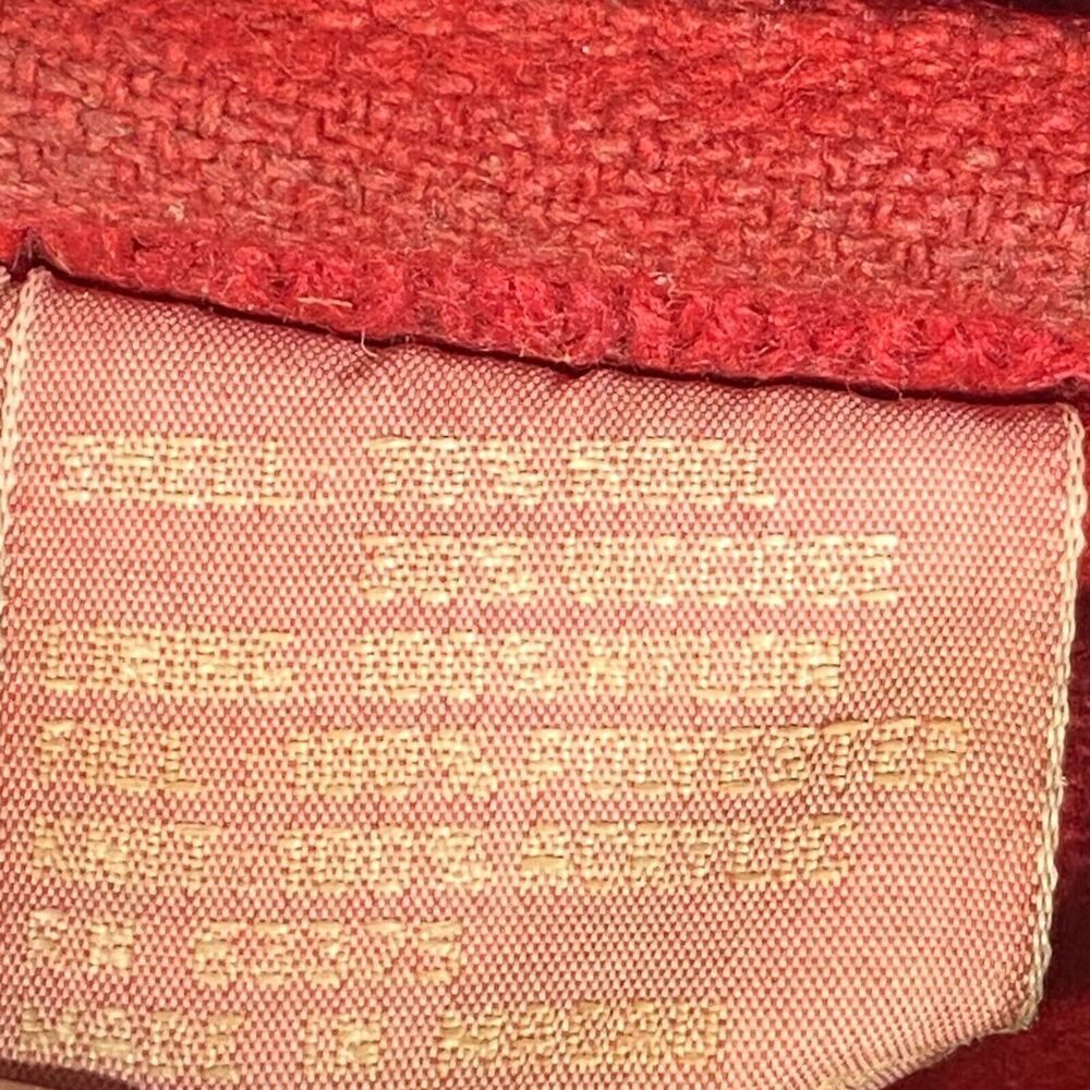 Vintage Jordache Varsity Bomber Jacket Red Blue Wool Blend - Picture 7 of 7